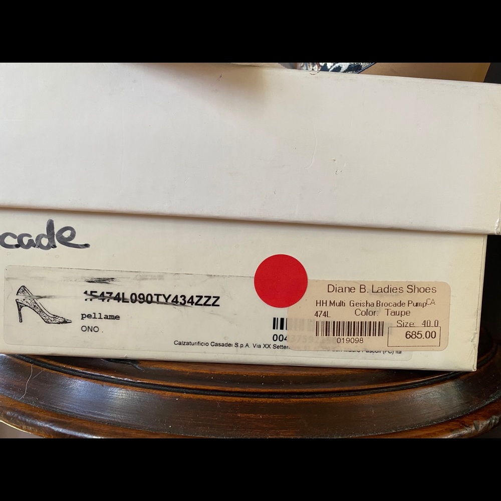 Casadei stiletto Geisha print shoes NWT - Picture 9 of 10